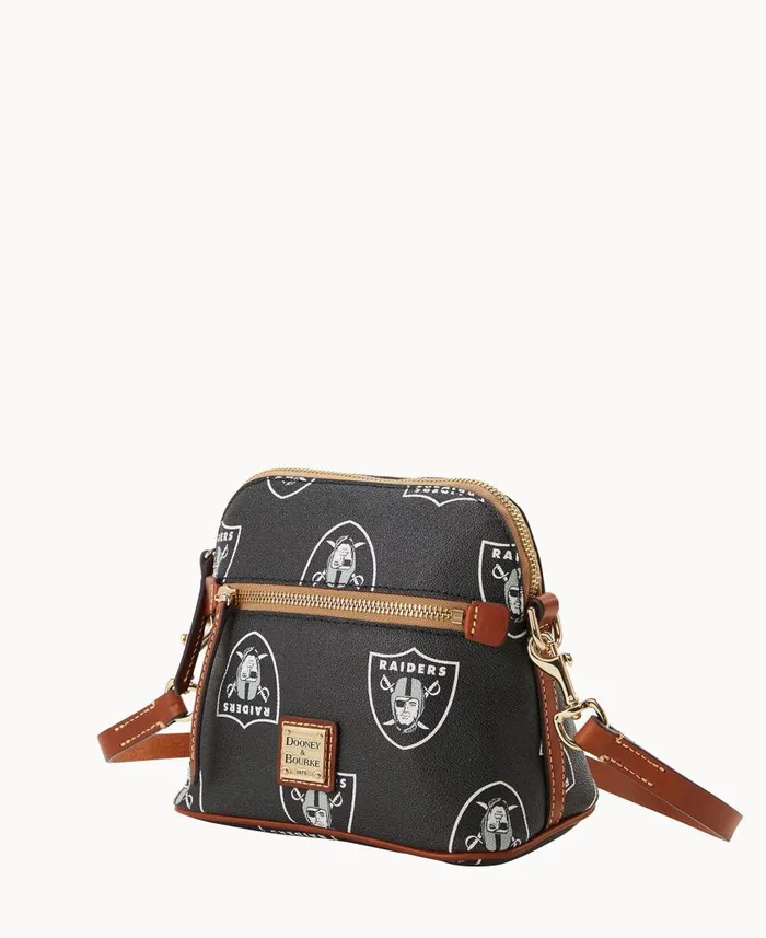 Woman NFL Raiders Domed Crossbody Raiders Dooney and Bourke Crossbodies Woman NFL Raiders Domed Crossbody Raiders Dooney and Bourke Crossbodies
