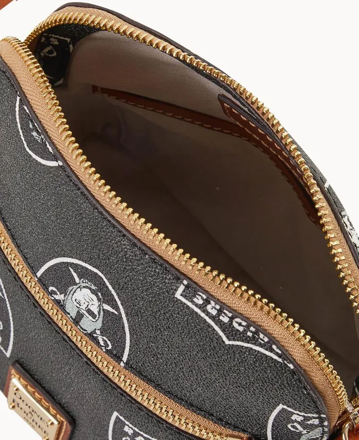 Woman NFL Raiders Domed Crossbody Raiders Dooney and Bourke Crossbodies Woman NFL Raiders Domed Crossbody Raiders Dooney and Bourke Crossbodies
