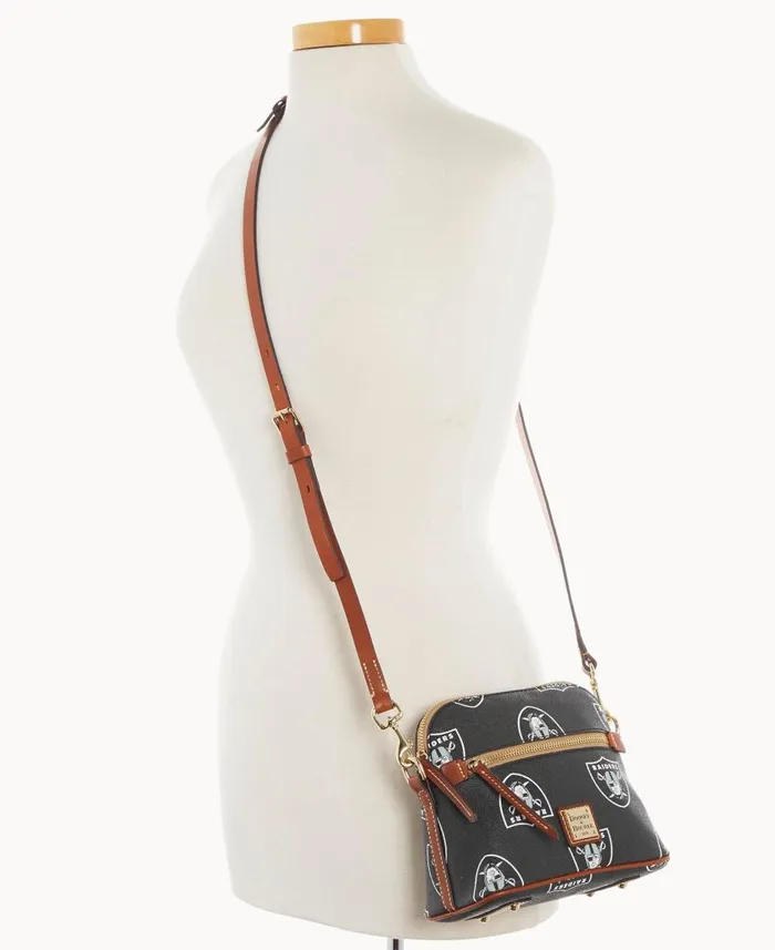 Woman NFL Raiders Domed Crossbody Raiders Dooney and Bourke Crossbodies Woman NFL Raiders Domed Crossbody Raiders Dooney and Bourke Crossbodies