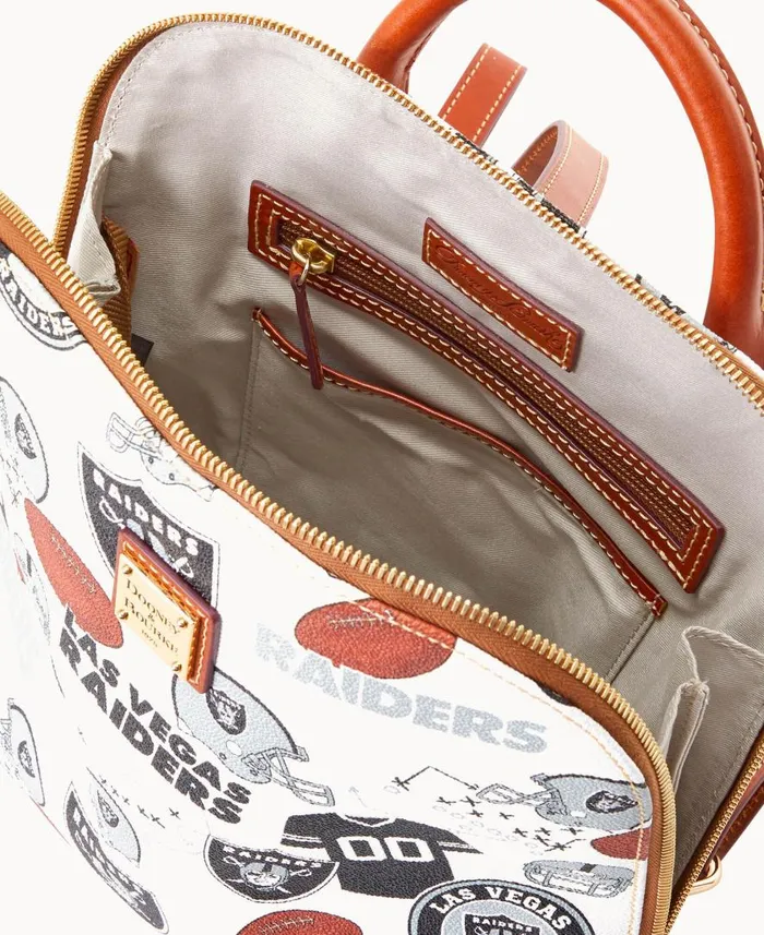Woman NFL Raiders Zip Pod Backpack Raiders Dooney and Bourke Backpacks Woman NFL Raiders Zip Pod Backpack Raiders Dooney and Bourke Backpacks