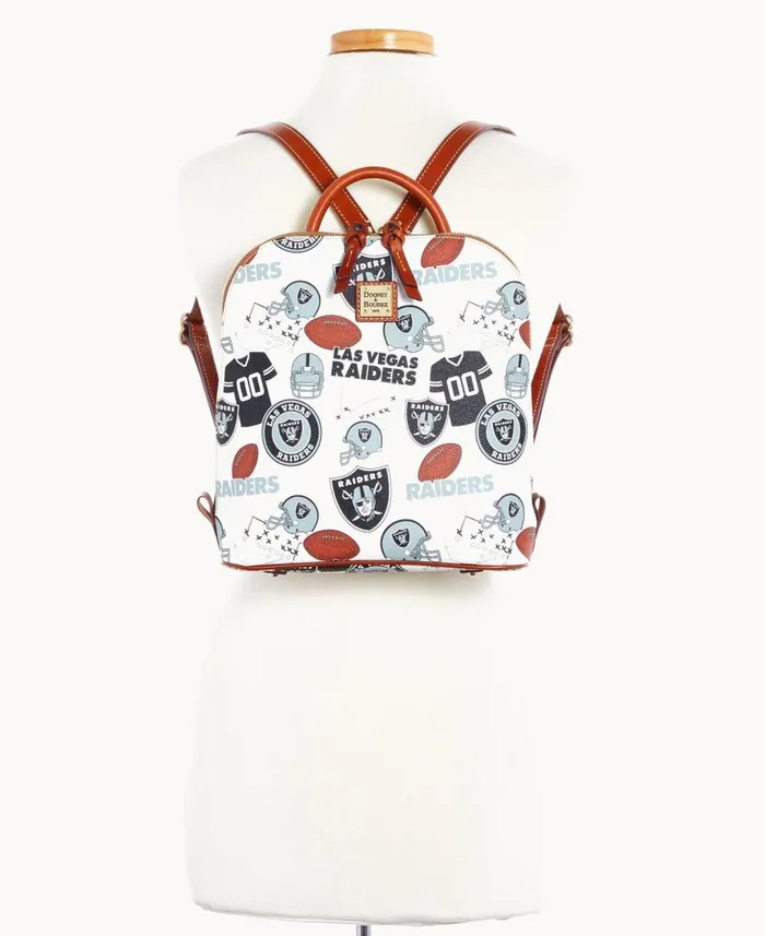 Woman NFL Raiders Zip Pod Backpack Raiders Dooney and Bourke Backpacks Woman NFL Raiders Zip Pod Backpack Raiders Dooney and Bourke Backpacks