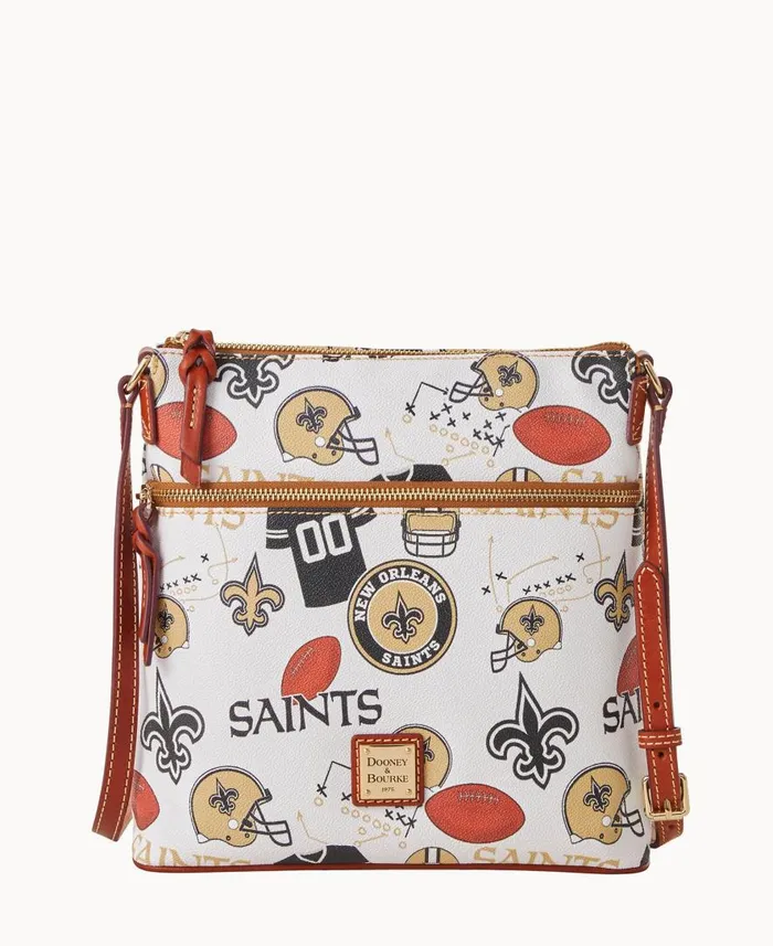 Woman NFL Saints Crossbody Saints Dooney and Bourke Crossbodies