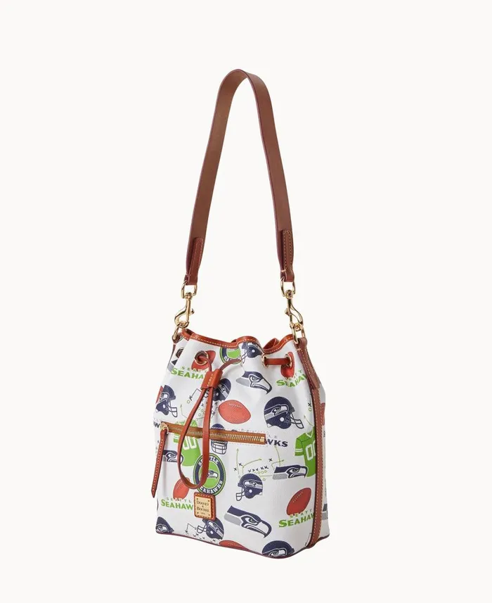 Woman NFL Seahawks Drawstring Seahawks Dooney and Bourke Shoulder Bags Woman NFL Seahawks Drawstring Seahawks Dooney and Bourke Shoulder Bags