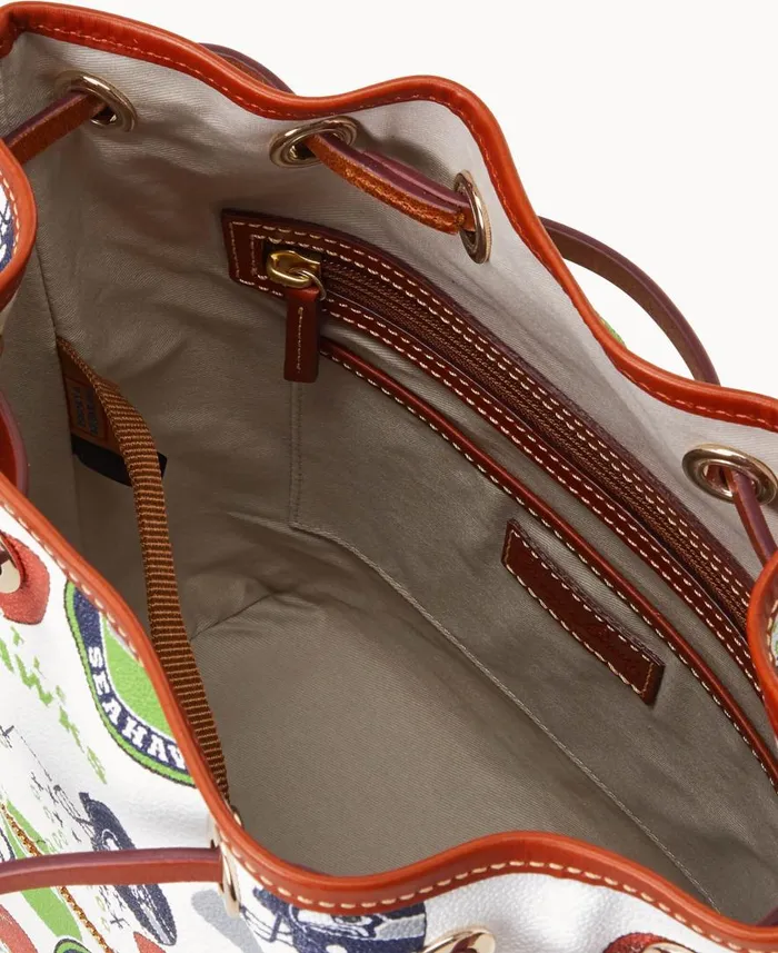 Woman NFL Seahawks Drawstring Seahawks Dooney and Bourke Shoulder Bags Woman NFL Seahawks Drawstring Seahawks Dooney and Bourke Shoulder Bags