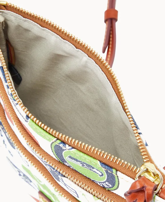 Woman NFL Seahawks N S Triple Zip Crossbody Seahawks Dooney and Bourke Crossbodies Woman NFL Seahawks N S Triple Zip Crossbody Seahawks Dooney and Bourke Crossbodies