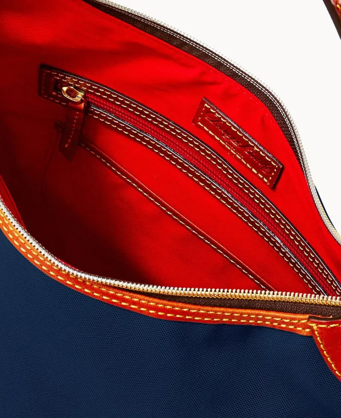 Woman Nylon Large Erica Navy Dooney and Bourke Shoulder Bags Woman Nylon Large Erica Navy Dooney and Bourke Shoulder Bags