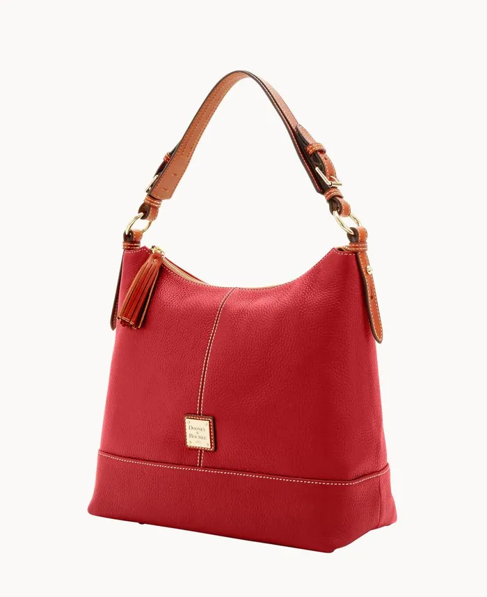 Woman Pebble Grain Sophie Red Dooney and Bourke Shoulder Bags Woman Pebble Grain Sophie Red Dooney and Bourke Shoulder Bags