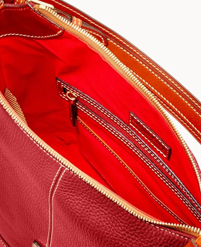 Woman Pebble Grain Sophie Red Dooney and Bourke Shoulder Bags Woman Pebble Grain Sophie Red Dooney and Bourke Shoulder Bags