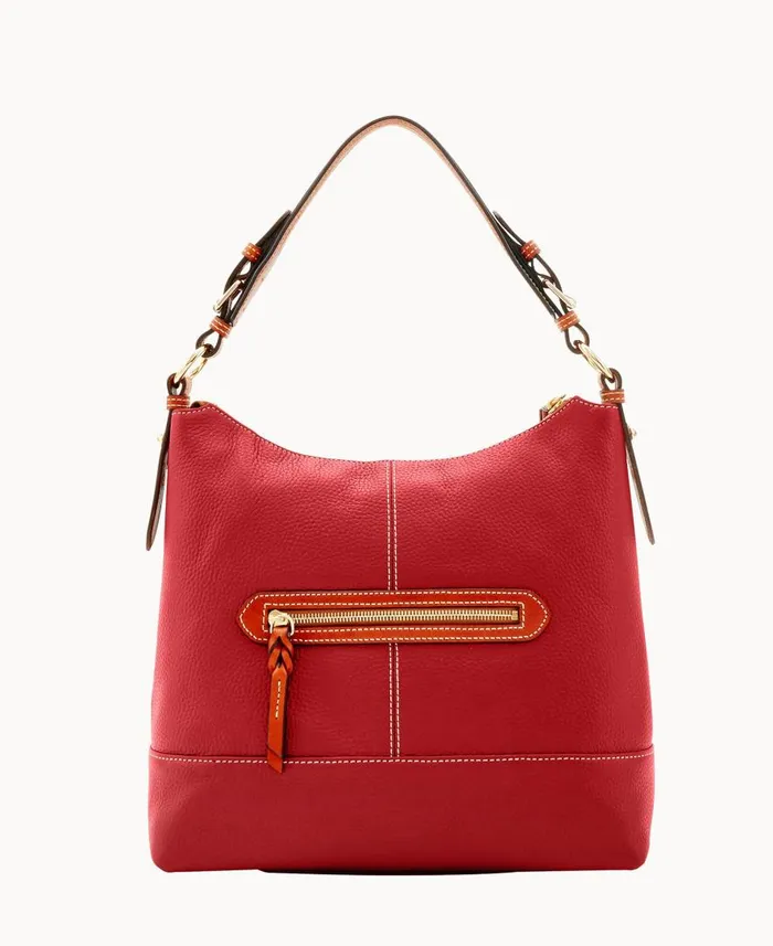 Woman Pebble Grain Sophie Red Dooney and Bourke Shoulder Bags Woman Pebble Grain Sophie Red Dooney and Bourke Shoulder Bags