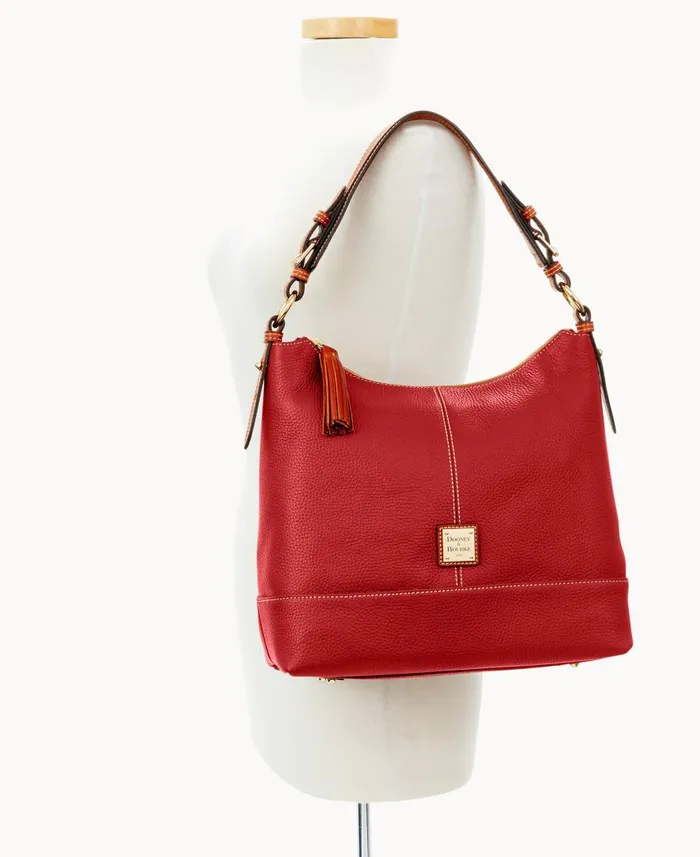 Woman Pebble Grain Sophie Red Dooney and Bourke Shoulder Bags Woman Pebble Grain Sophie Red Dooney and Bourke Shoulder Bags