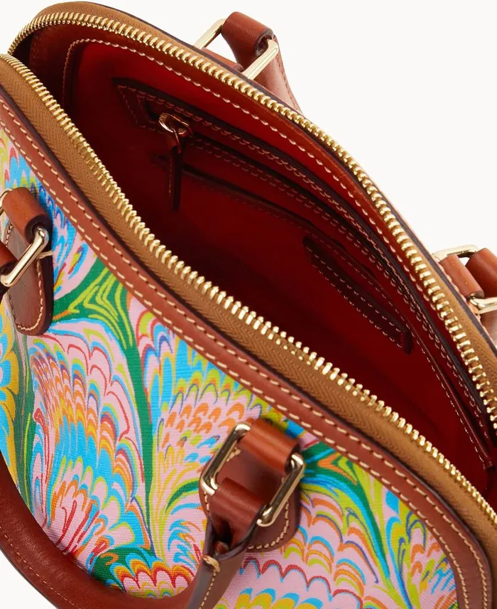 Woman Plumes Satchel Pink Dooney and Bourke Satchels Woman Plumes Satchel Pink Dooney and Bourke Satchels