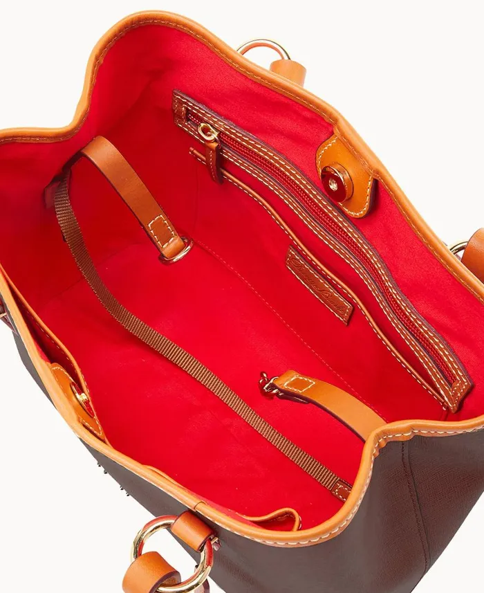 Woman Saffiano Small Briana Amber Dooney and Bourke Satchels Woman Saffiano Small Briana Amber Dooney and Bourke Satchels