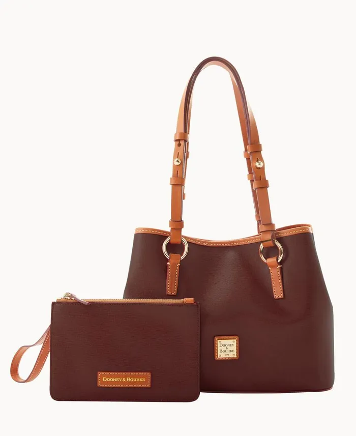Woman Saffiano Small Briana Amber Dooney and Bourke Satchels Woman Saffiano Small Briana Amber Dooney and Bourke Satchels
