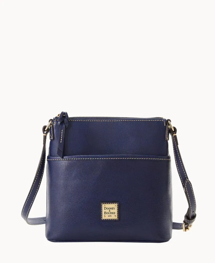 Woman Saffiano Small Everyday Crossbody Marine Dooney and Bourke Crossbodies