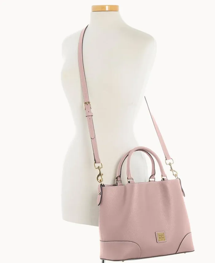 Woman Sorrento Barlow Mushroom Dooney and Bourke Satchels Woman Sorrento Barlow Mushroom Dooney and Bourke Satchels