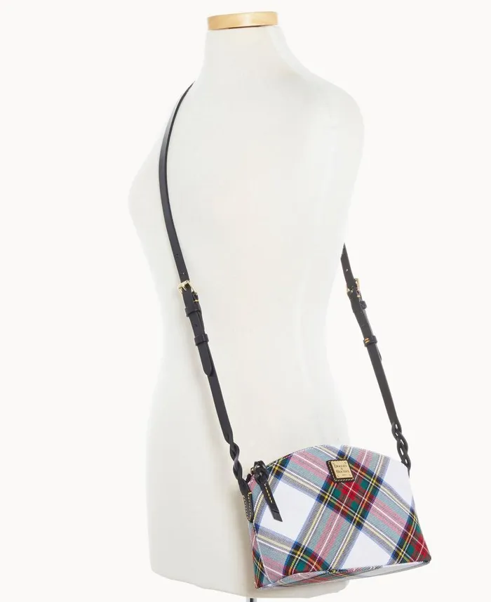 Woman Tartan Penny Crossbody White Dooney and Bourke Crossbodies Woman Tartan Penny Crossbody White Dooney and Bourke Crossbodies