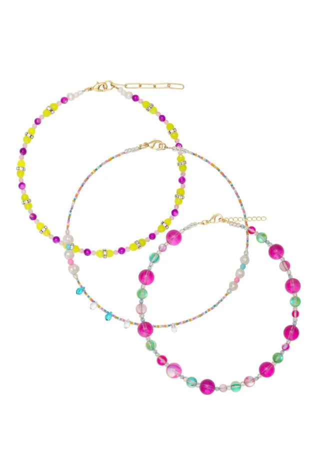 Women Accessories For Love and Lemons Tootsie Jewelry Dreamy Beaded Necklace 3Pack Multi