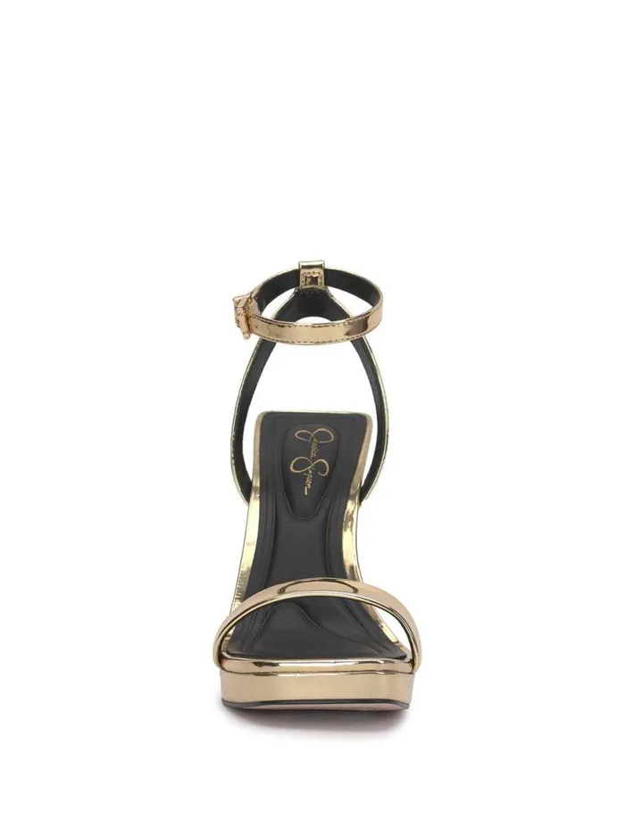 Women Adonia High Heel In Gold Jessica Simpson Sandals