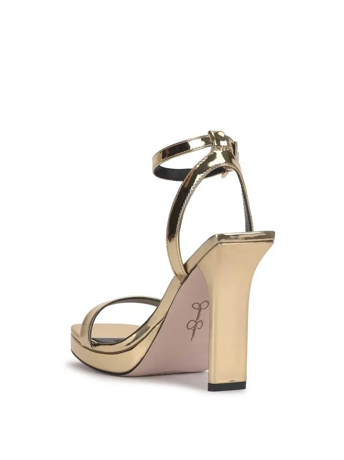 Women Adonia High Heel In Gold Jessica Simpson Sandals