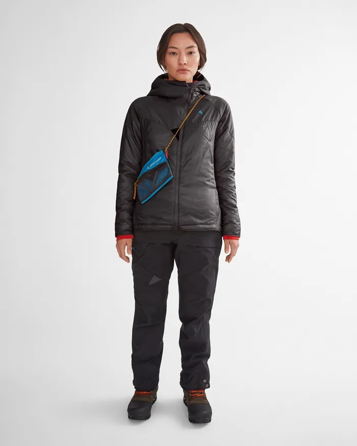 Women Alv Primaloft Hooded Jacket Raven Klttermusen Down and Insulated Jackets