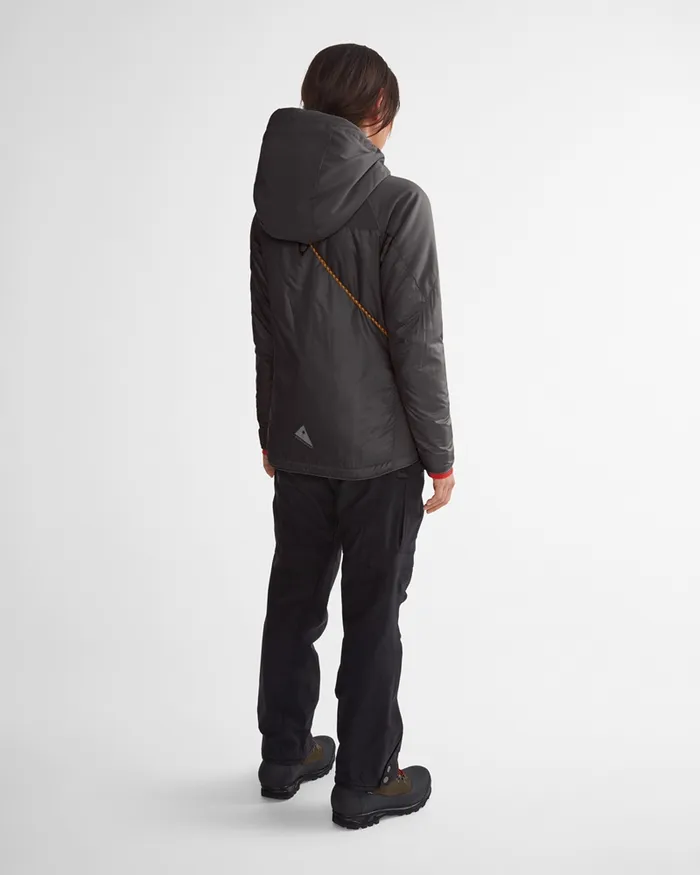 Women Alv Primaloft Hooded Jacket Raven Klttermusen Down and Insulated Jackets