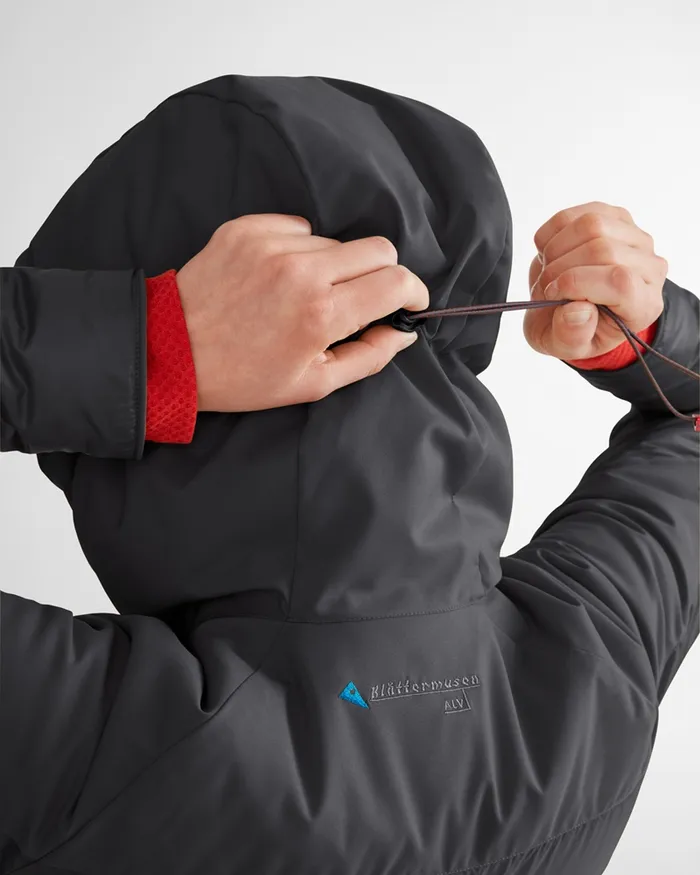 Women Alv Primaloft Hooded Jacket Raven Klttermusen Down and Insulated Jackets