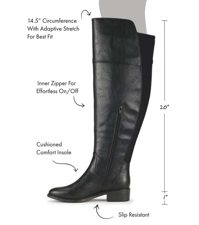 Women Anika Tall Boot Black Baretraps Knee High Boots