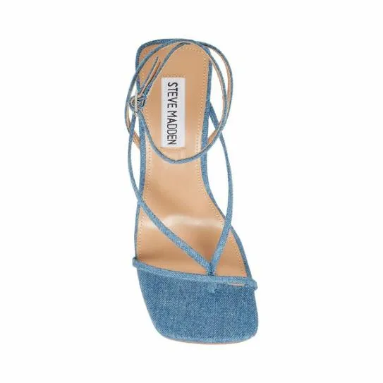 Women ANNIE DENIM FABRIC Denim Fabric Steve Madden Heels Women ANNIE DENIM FABRIC Denim Fabric Steve Madden Heels