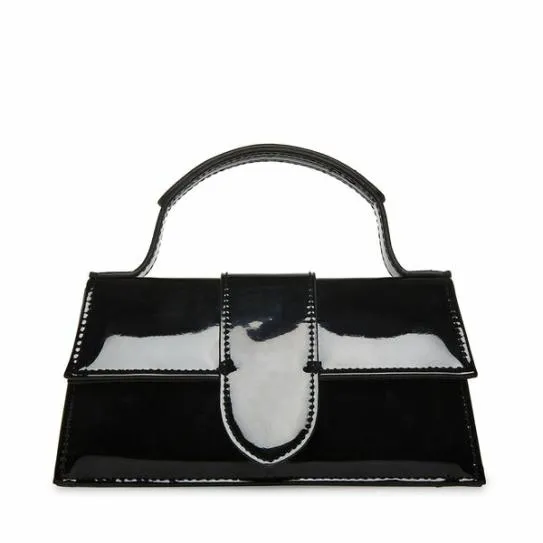 Women ARLAN BAG BLACK PATENT Black Patent Steve Madden Crossbody Bags