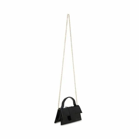 Women ARLAN BAG BLACK PATENT Black Patent Steve Madden Crossbody Bags Women ARLAN BAG BLACK PATENT Black Patent Steve Madden Crossbody Bags