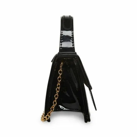 Women ARLAN BAG BLACK PATENT Black Patent Steve Madden Crossbody Bags Women ARLAN BAG BLACK PATENT Black Patent Steve Madden Crossbody Bags