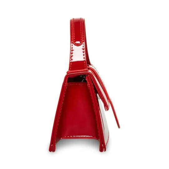 Women ARLAN BAG RED Red Patent Steve Madden Crossbody Bags Women ARLAN BAG RED Red Patent Steve Madden Crossbody Bags