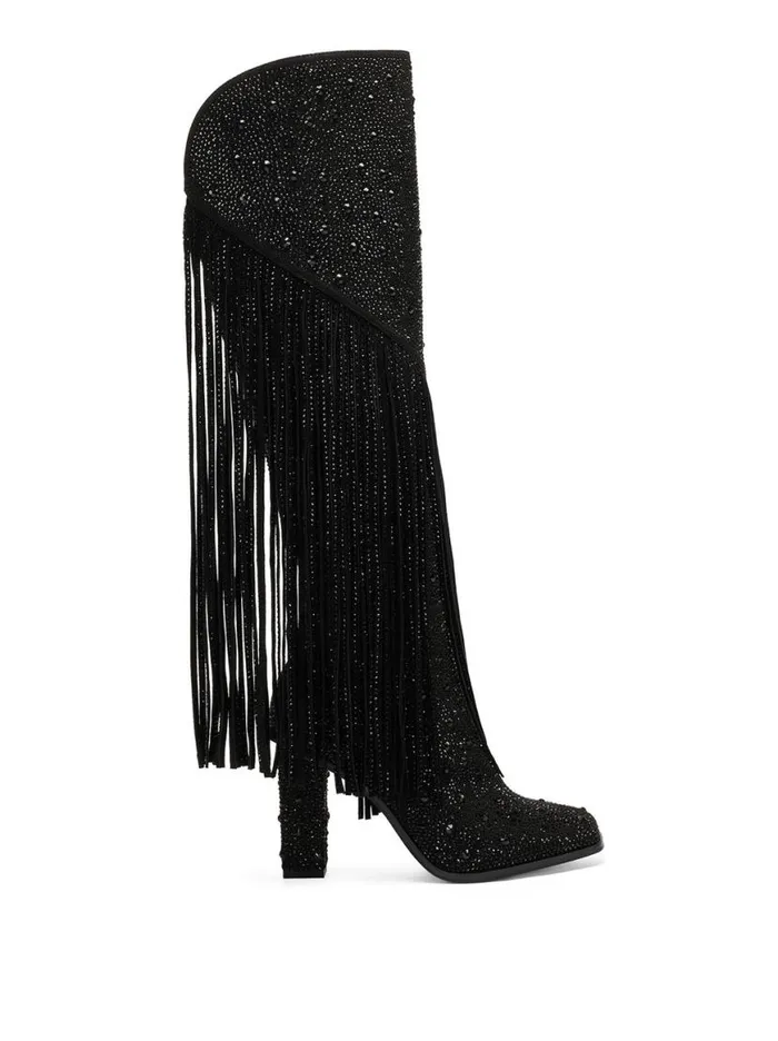 Women Asire Boot In Lux Black Jessica Simpson Boots and Booties