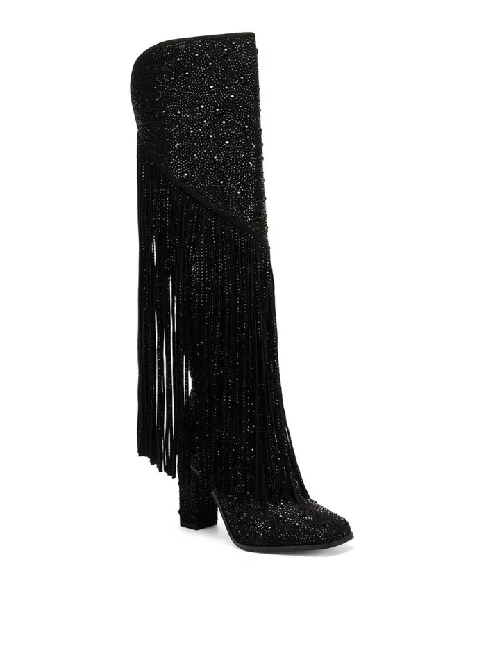 Women Asire Boot In Lux Black Jessica Simpson Boots and Booties
