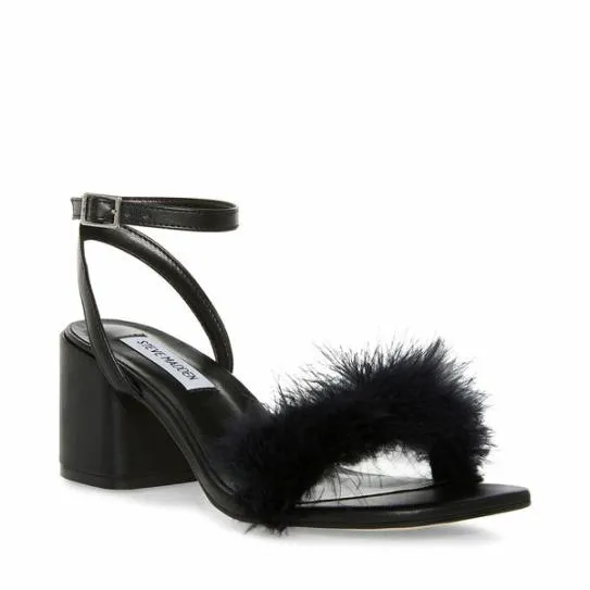 Women AUDRINAF BLACK Black Steve Madden Sandals Women AUDRINAF BLACK Black Steve Madden Sandals