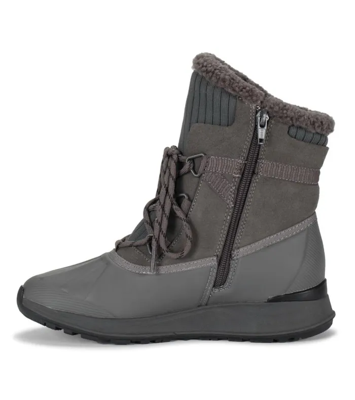 Women Bandie Waterproof Cold Weather Boot Dark Grey Suede Baretraps Cold Weather Boots