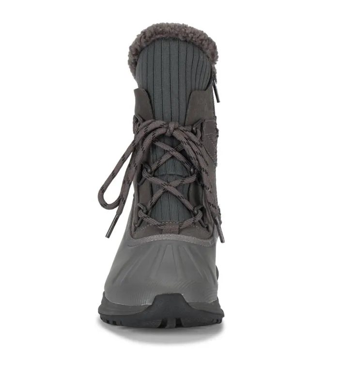 Women Bandie Waterproof Cold Weather Boot Dark Grey Suede Baretraps Cold Weather Boots