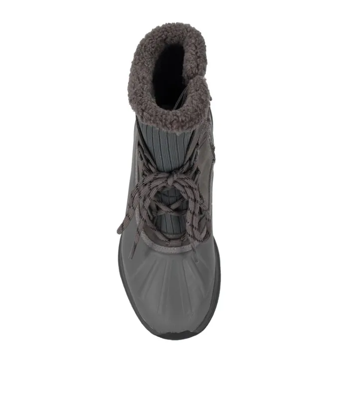 Women Bandie Waterproof Cold Weather Boot Dark Grey Suede Baretraps Cold Weather Boots