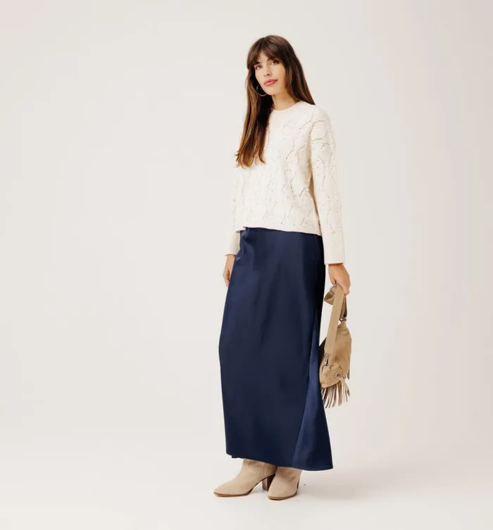 Women Beaded Cable Knit Jumper 8211 Ecru Promod Jumpers And Cardigans Women Beaded Cable Knit Jumper 8211 Ecru Promod Jumpers And Cardigans