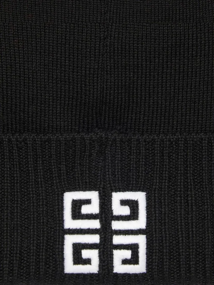 Women Beanies and Caps Givenchy GIVENCHY 4G Beanie In Wool Blackwhite Women Beanies and Caps Givenchy GIVENCHY 4G Beanie In Wool Blackwhite