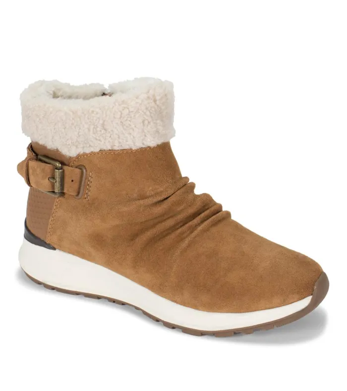 Women Becki Cold Weather Bootie Cognac Multi Suede Baretraps Booties