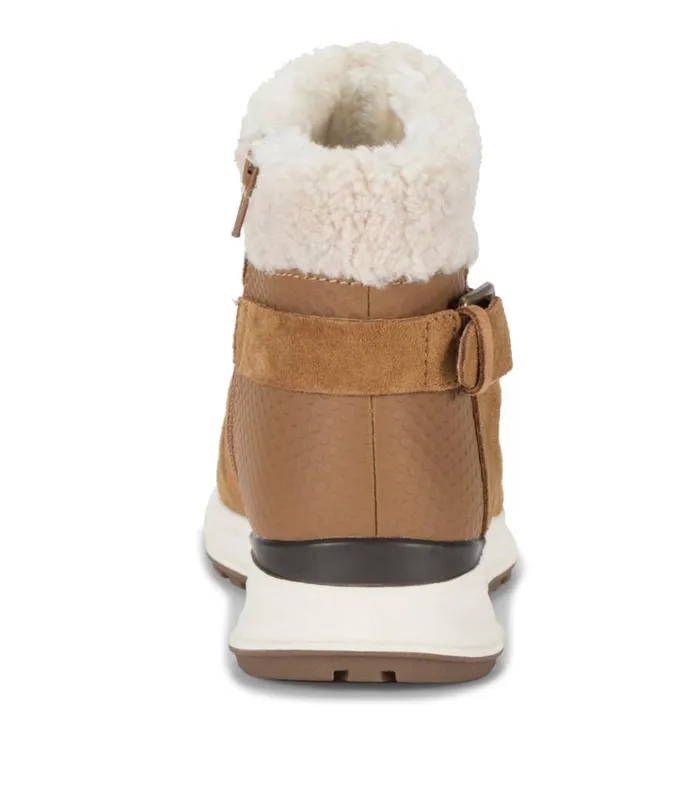 Women Becki Cold Weather Bootie Cognac Multi Suede Baretraps Booties