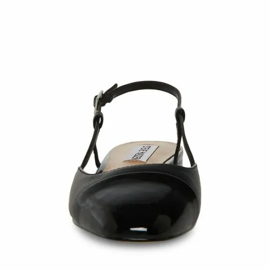 Women BELINDA BLACK LEATHER Black Leather Steve Madden Loafers and Flats Women BELINDA BLACK LEATHER Black Leather Steve Madden Loafers and Flats
