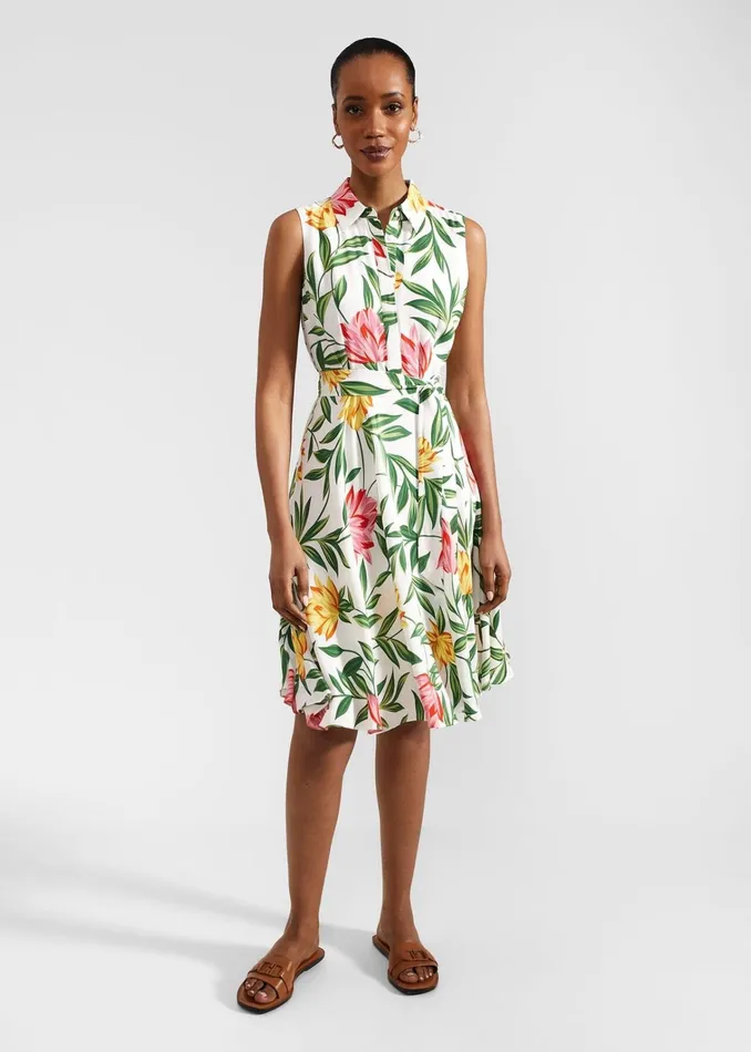 Women Belinda Dress Ivory Multi Hobbs Dresses and Jumpsuits