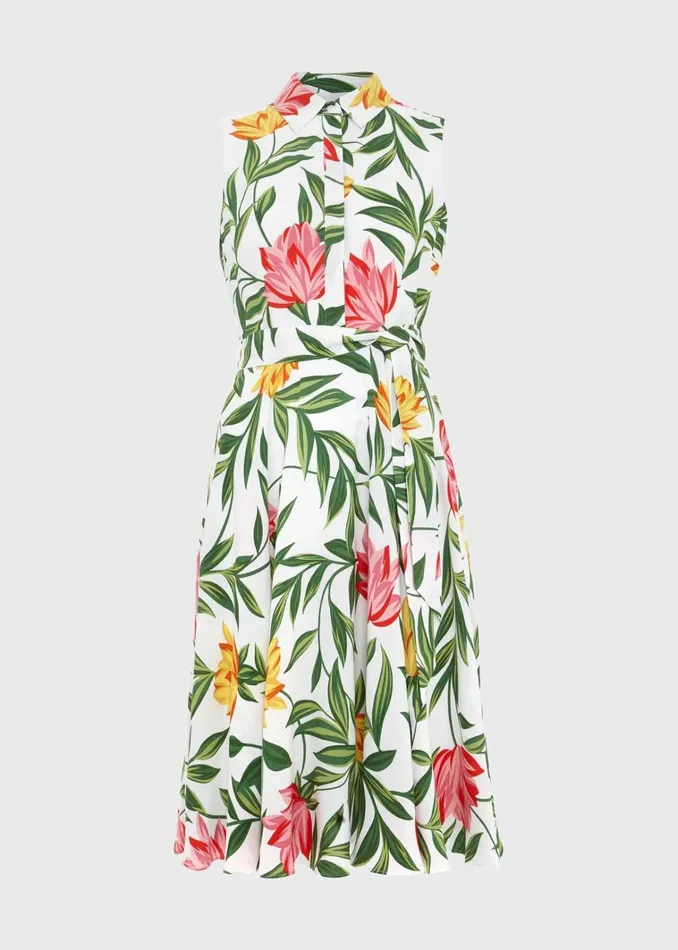 Women Belinda Dress Ivory Multi Hobbs Dresses and Jumpsuits