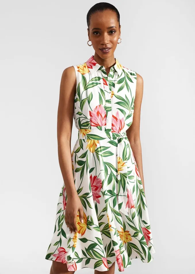 Women Belinda Dress Ivory Multi Hobbs Dresses and Jumpsuits