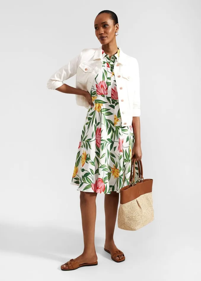 Women Belinda Dress Ivory Multi Hobbs Dresses and Jumpsuits