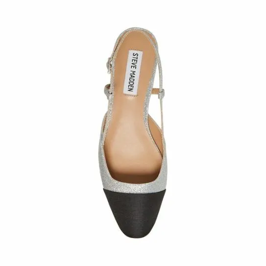 Women BELINDA SILVER GLITTER Silver Glitter Steve Madden Loafers and Flats Women BELINDA SILVER GLITTER Silver Glitter Steve Madden Loafers and Flats