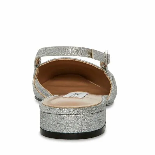 Women BELINDA SILVER GLITTER Silver Glitter Steve Madden Loafers and Flats Women BELINDA SILVER GLITTER Silver Glitter Steve Madden Loafers and Flats