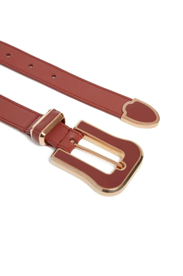 Women Belts Gabriela Hearst Austine Belt In Cognac Leather